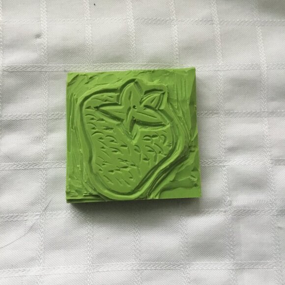 Two sides hand made rubber stamp - Picture 2 of 4